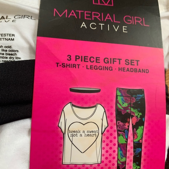 Material Girl Other Material Girl Active 3 Piece Gift Set New